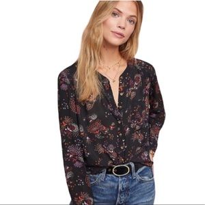 52 Conversations by Anthropologie Colloquial Collarless Top